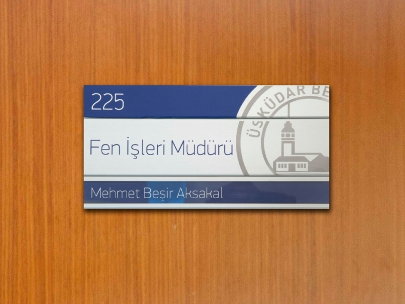 Dekoratif Kapı İsimliği