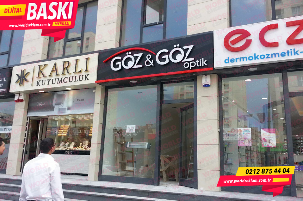 World Reklam Dijital Baski Merkezi Goz Goz Optik