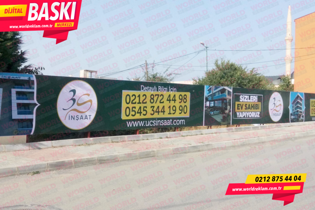 İnşaat Çevresi Branda Baskıları