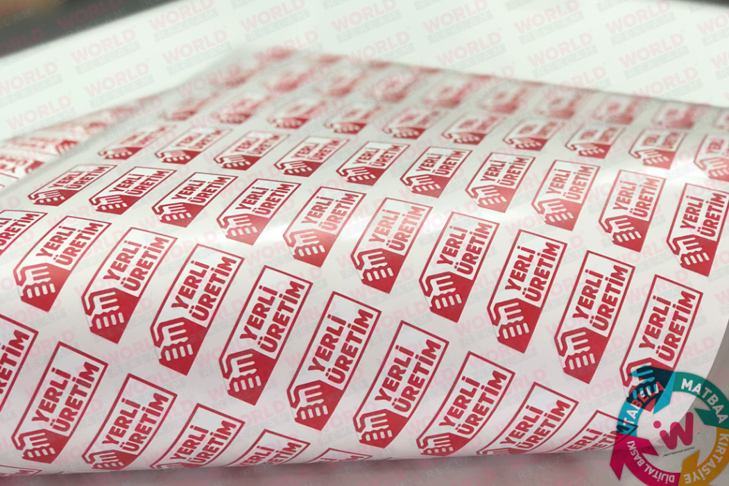 Yerli Üretim Etiket Baskısı